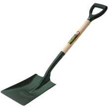 Bulldog 2SM2PD Square Mouth Open Socket Shovel Wooden Handle PYD