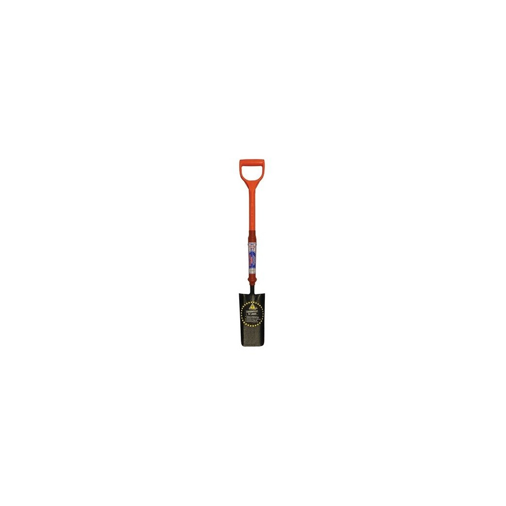 Faithfull FAIINSCABLE Cable Laying Shovel Fibreglass Insulated Shaft YD