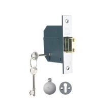 Yale Locks 655620205162 PM562 Hi-Security BS 5 Lever Mortice Deadlock 81mm 3in Polish Chrome