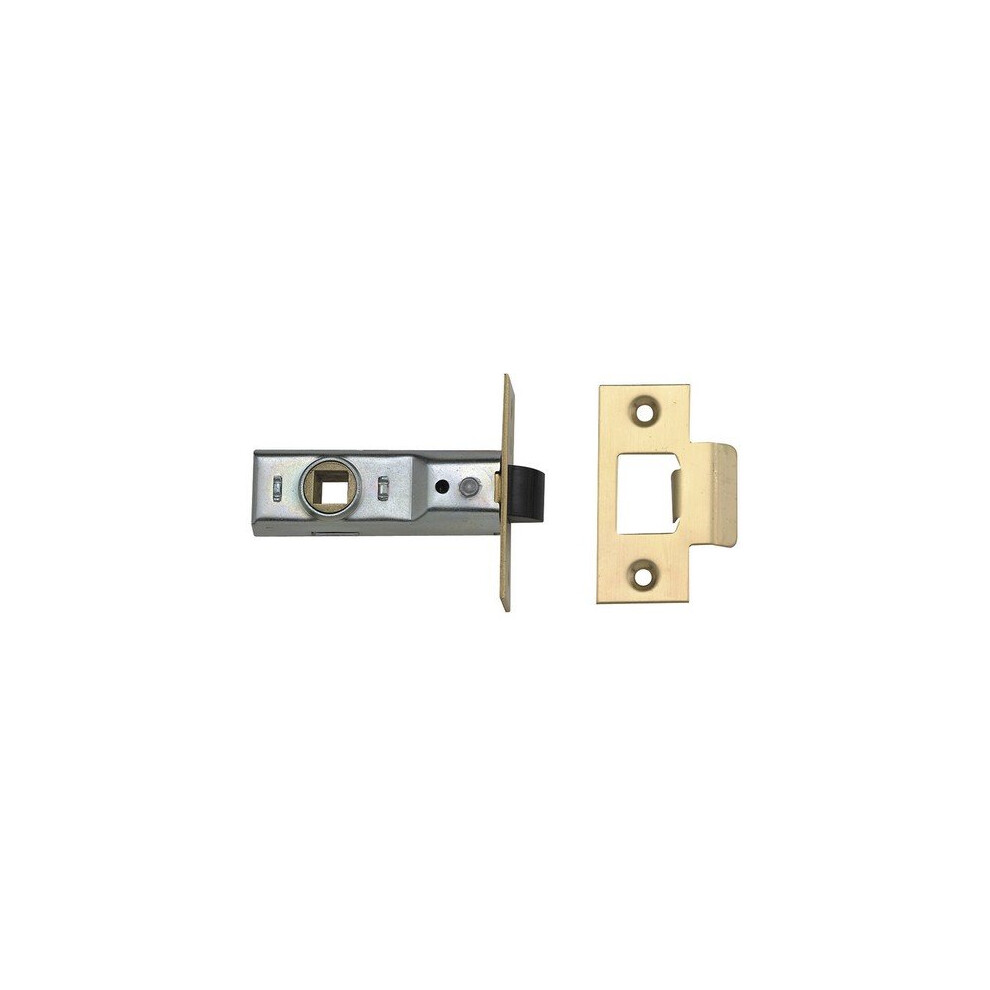 Union J2648-Pl-3.00 Tubular Mortice Latch Polished Brass 76Mm 3In Box 5011802006133