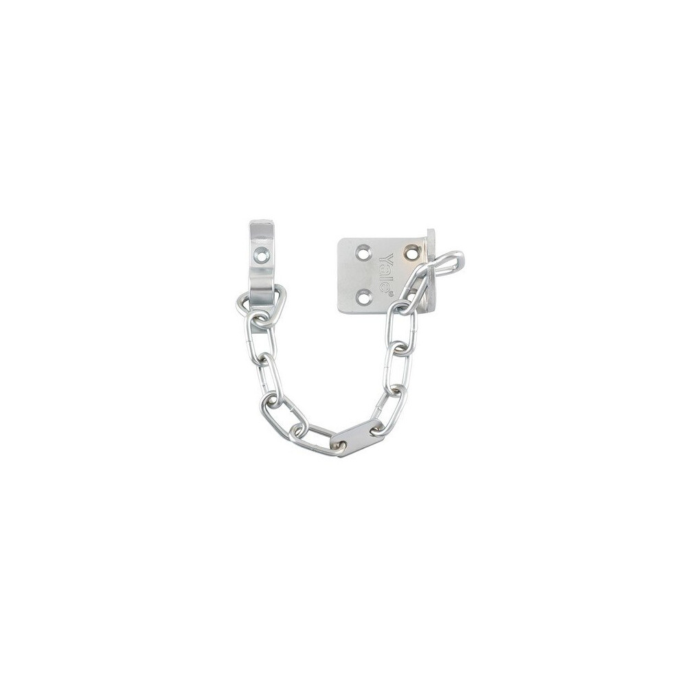 Yale Locks V-WS6-SC WS6 Security Door Chain - Satin Chrome Finish