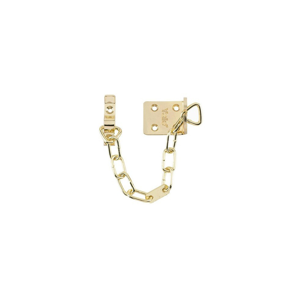 Yale Locks V-WS6-EB WS6 Security Door Chain - Electro Brass Finish