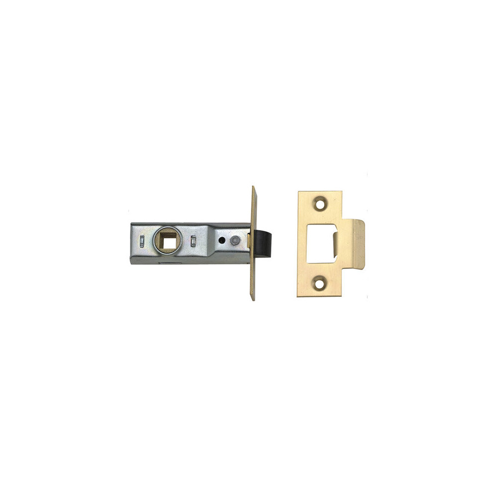 Yale Locks 250888205025 M888 Tubular Mortice Latch 76mm 3in Polished Brass Pack of 1