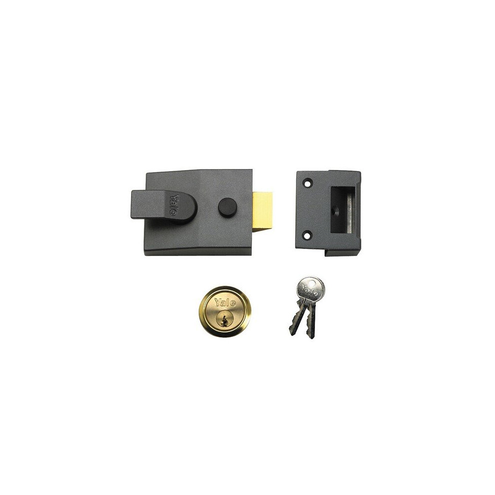 Yale Locks 630091001702 91 Basic Nightlatch 60mm Backset DMG Finish Box