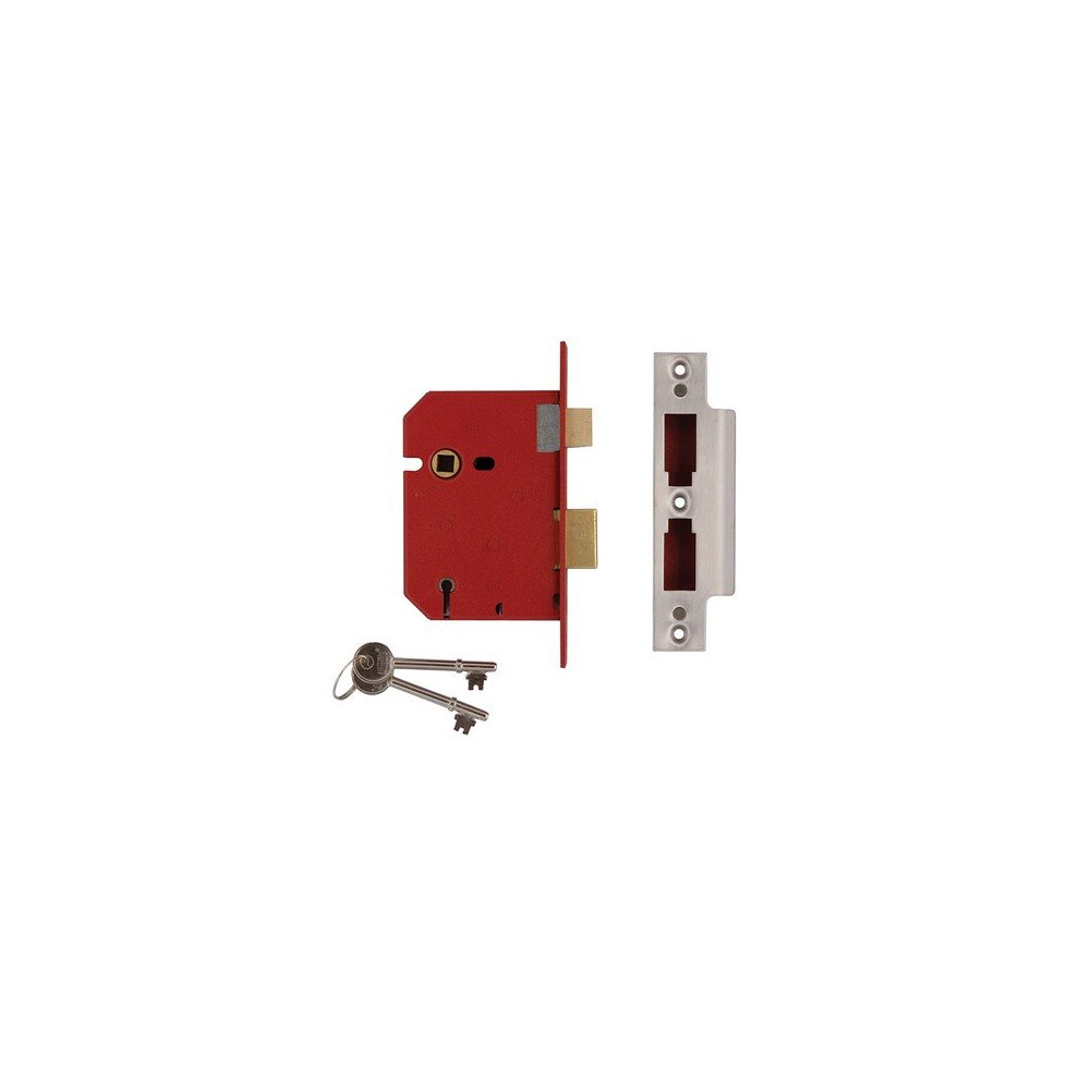 Union Y-2201-Pl-2.50 5 Lever Mortice Sashlock Brass Finish 65Mm 2.5In Visi 5011802000599