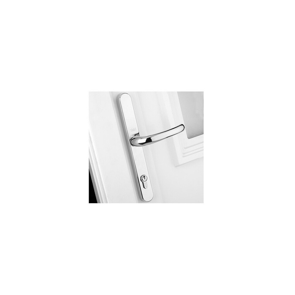 Yale Locks P-PVC-RH-WH Retro Door Handle uPVC Polished PVD White Finish