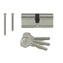 Yale Locks PKM4050-NP Euro Double Cylinder Kitemark 40 x 50 100mm Nickel Plated Visi