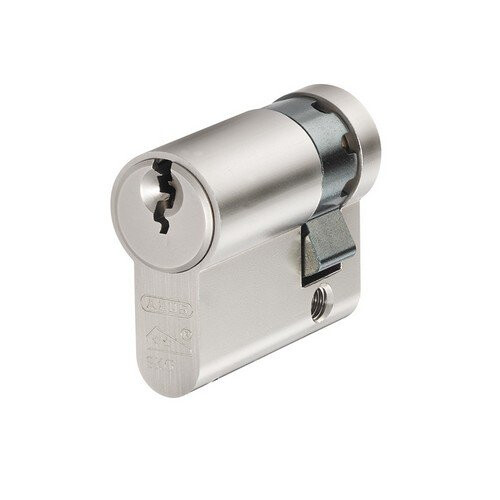 Abus ABUS E60N1050 E60NP Euro Half Cylinder Nickel Pearl 10mm / 50mm