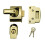 Yale Yale P-BS2-BLX-PB-60 Maximum Security Double Locking Nightlatch 40mm Brass Cylinder Brasslux Case 1
