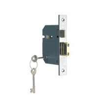 Yale Locks 655600205162 PM560 Hi-Security BS 5 Lever Mortice Sashlock Polish Chrome 81mm 3in