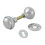 Yale Yale Locks P405-CH P405 Rim Knob Chrome Finish 1