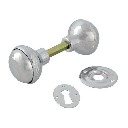 Yale Yale Locks P405-CH P405 Rim Knob Chrome Finish