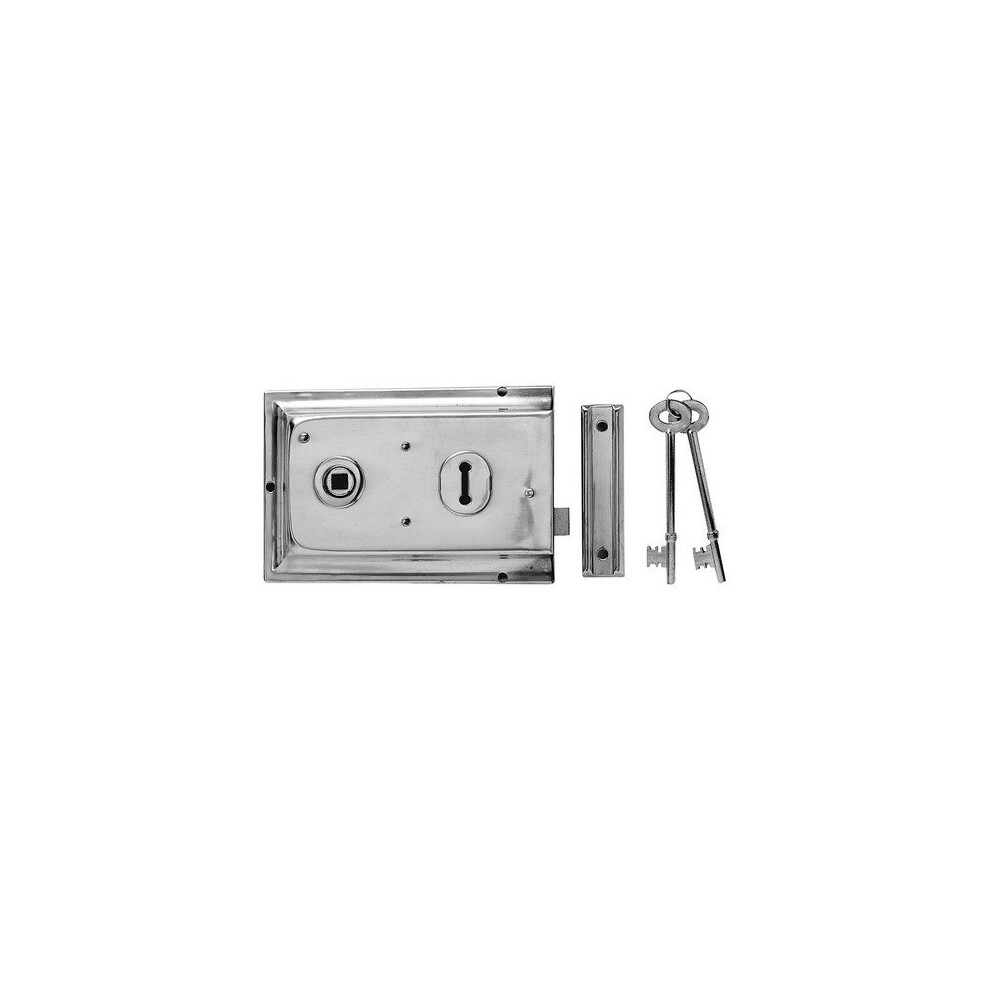 Yale Locks 60334305166 P334 Rim Lock Brass Finish 156 x 104mm Visi