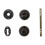 Yale Yale Locks P405-BL P405 Rim Knob Black Finish 1