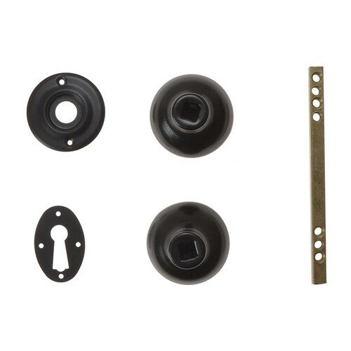 Yale Yale Locks P405-BL P405 Rim Knob Black Finish