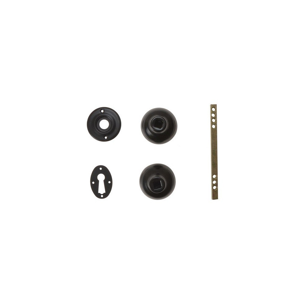 Yale Locks P405-BL P405 Rim Knob Black Finish
