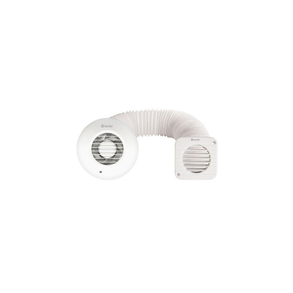 Xpelair 93086AW Simply Silent Shower Fan Complete 100mm