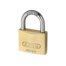 ABUS 65IB40C 65IB/40 40mm Brass Padlock Stainless Steel Shackle Carded