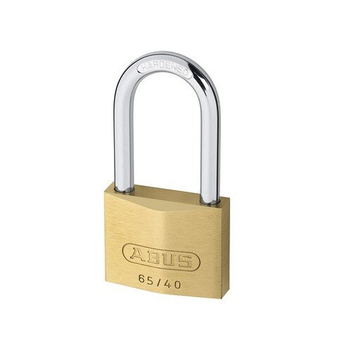 Abus Cadenas ABUS 65-40mm haute anse - Blanc - A clé - Utilitaire