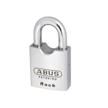 ABUS 8355 83/55 55mm Rock Hardened Steel Body Padlock Open Shackle