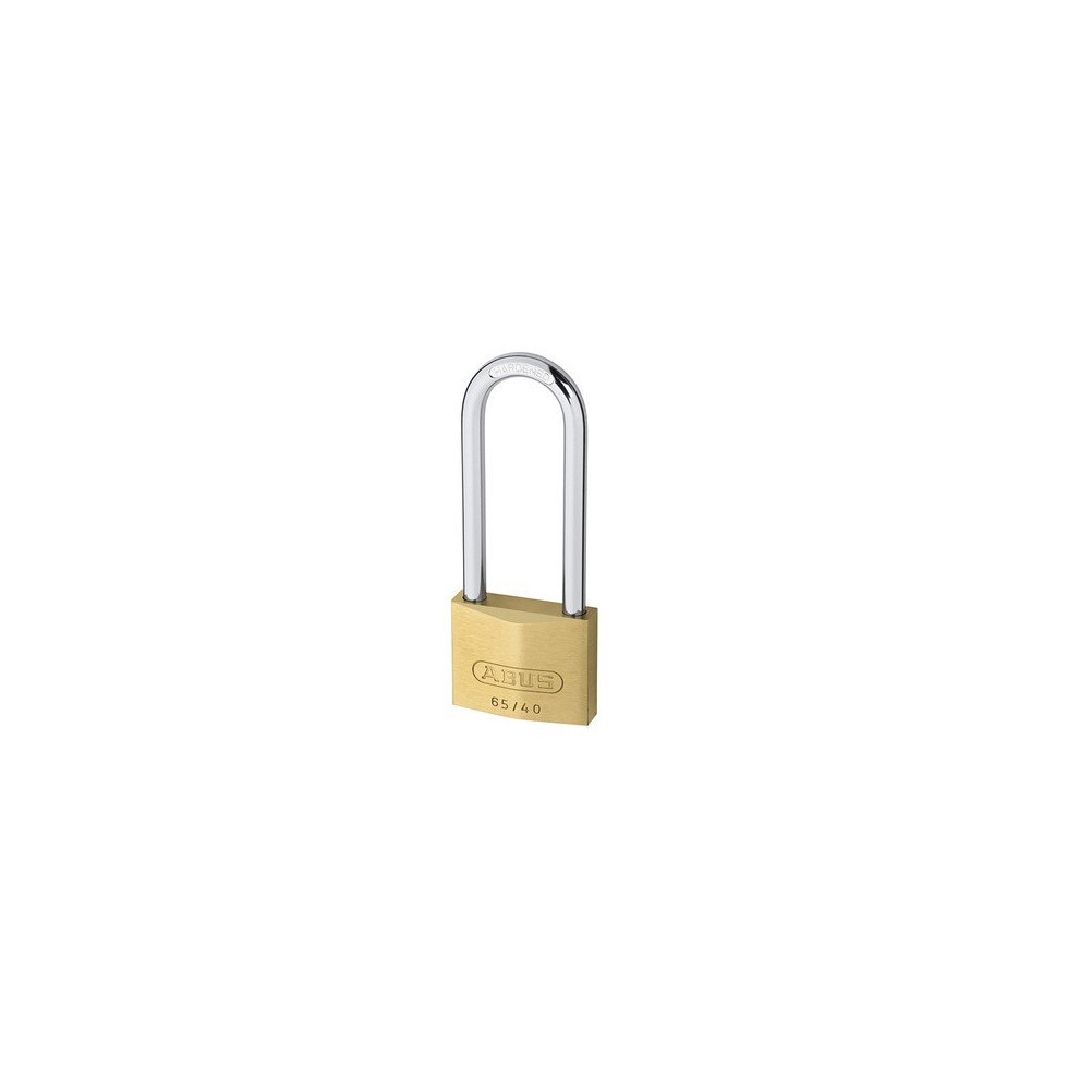 Abus 6540Ls63 65/40Hb63 40Mm Brass Padlock 60Mm Long Shackle