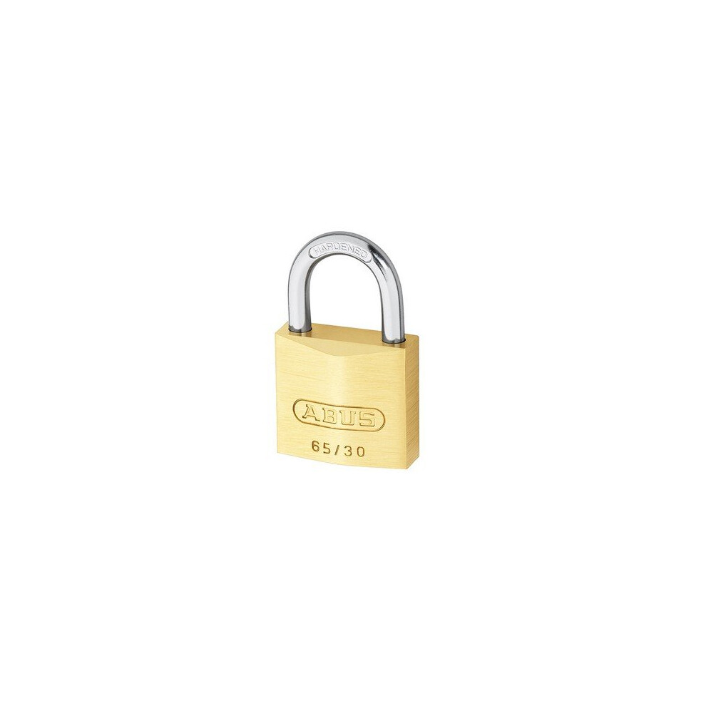 ABUS KA11977 65/30 30mm Brass Padlock Keyed 6304