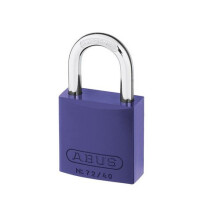 ABUS KA45242 72/40 40mm Aluminium Padlock Violet Keyed TT04072