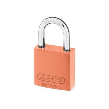 ABUS KA45244 72/40 40mm Aluminium Padlock Orange Keyed TT02767