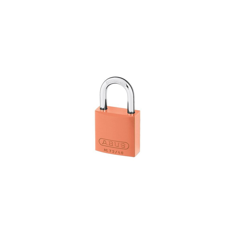 ABUS KA45244 72/40 40mm Aluminium Padlock Orange Keyed TT02767