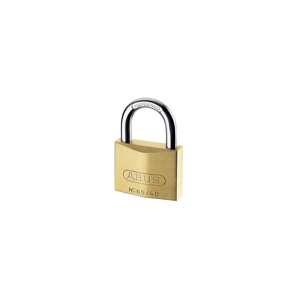 ABUS 6540MK01 65/40 40mm Brass Padlock Master Keyed MK65401