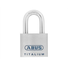 ABUS 96TI/50 KA 7566 Titalium Open Shackle Padlock 50mm KA7566