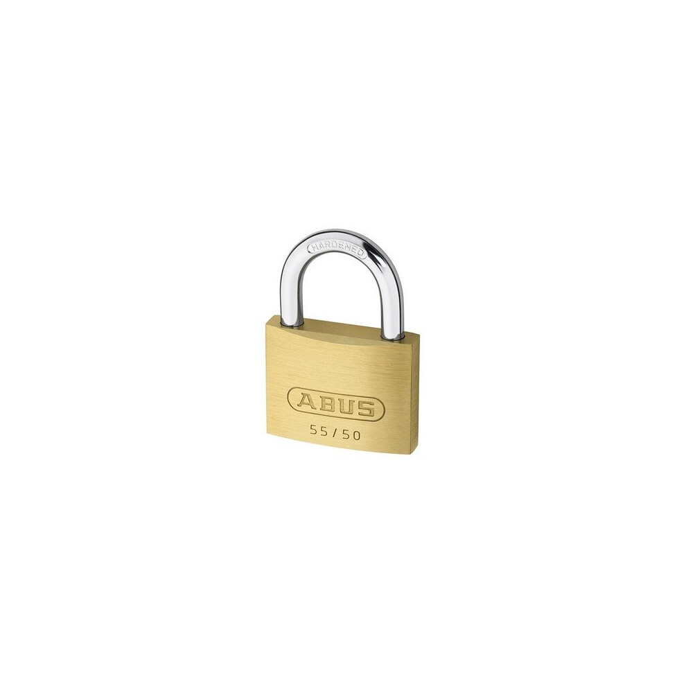 ABUS KA02874 55/50 50mm Brass Padlock Keyed 5501-image-OPC-PQSVYJ-NEW