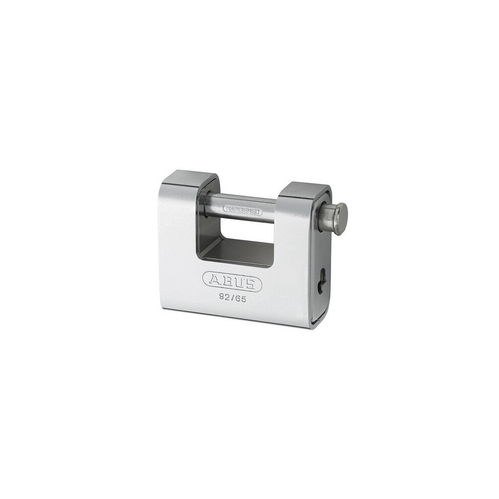 ABUS KA30610 92/65 65mm Monoblock Brass Body Shutter Padlock Keyed KA8511