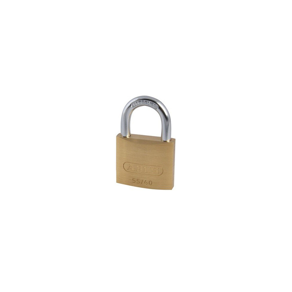 Abus 5540C 55/40 40Mm Brass Padlock Carded
