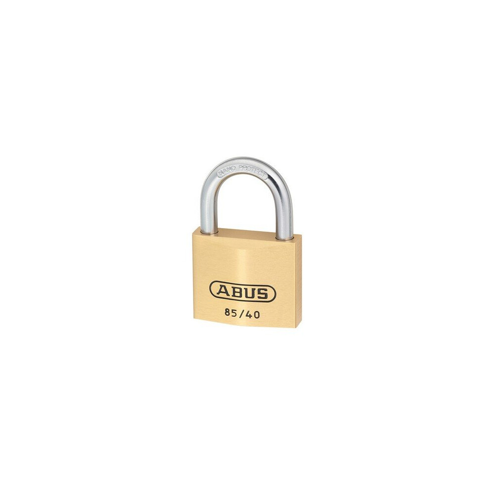 ABUS 8540C 85/40 40mm Brass Padlock Carded