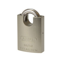 ABUS KA56991 90RK/50 Titalium Padlock Closed Stainless Shackle Keyed KA2745