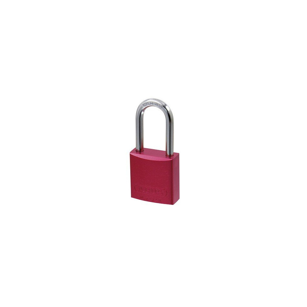 ABUS KA45239 72/40 HB40 Aluminium Padlock 40mm Long Shackle Red Keyed TT0216262