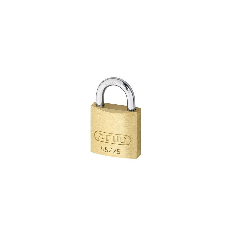 ABUS 5525 55/25 25mm Brass Padlock 02853