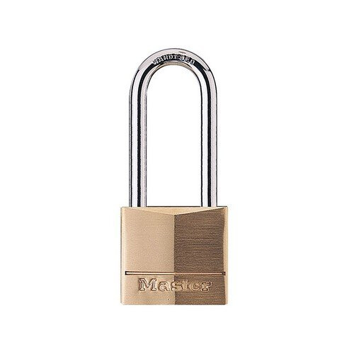 Master Lock Master Lock 140LH Solid Brass 40mm Padlock 4 Pin - 51mm Shackle
