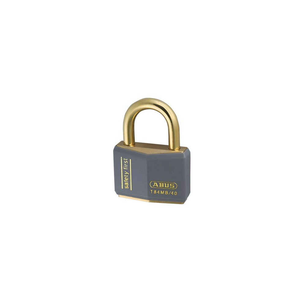 ABUS T8440GRY T84MB/40 40mm Grey Safety First Rustproof Padlock