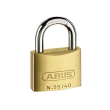 ABUS 5540TC 55/40 40mm Brass Padlocks Twin Pack