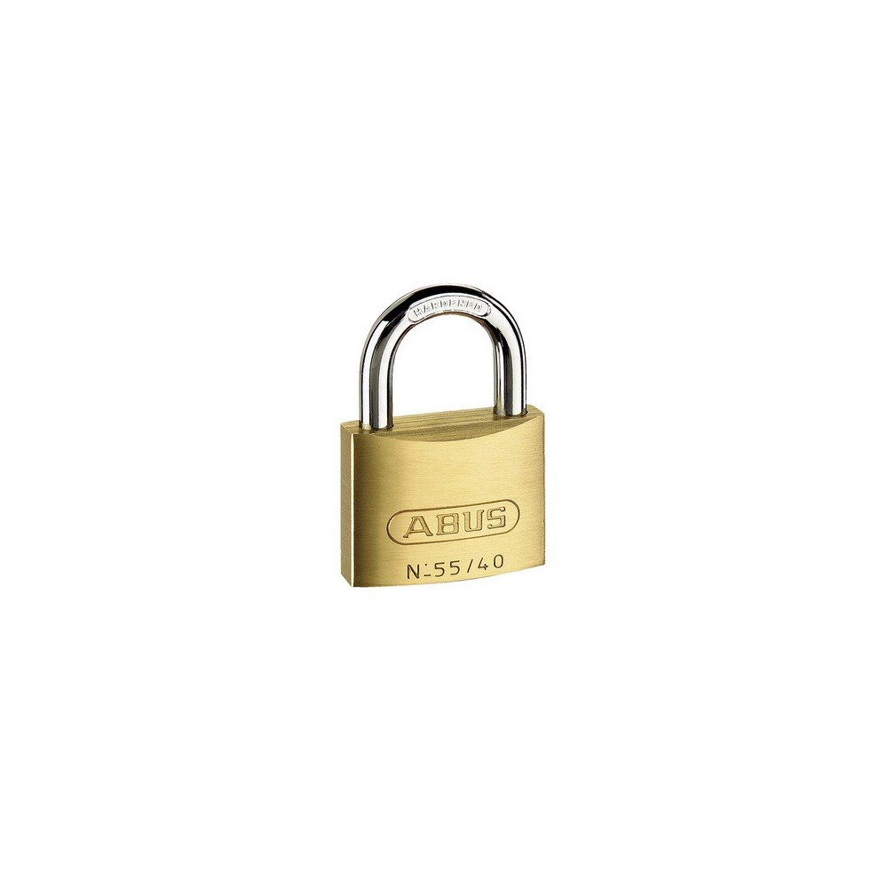 ABUS 5540TC 55/40 40mm Brass Padlocks Twin Pack
