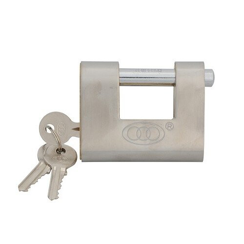 Faithfull Faithfull FAIPLB80SHUT Brass Shutter Padlock 80mm
