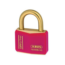 ABUS T8440RED T84MB/40 40mm Red Safety First Rustproof Padlock