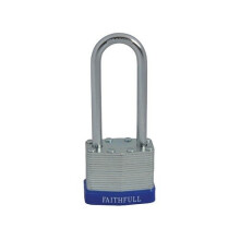 Faithfull FAIPLLAM40LS Laminated Steel Padlock 40mm Long Shackle 3 Keys