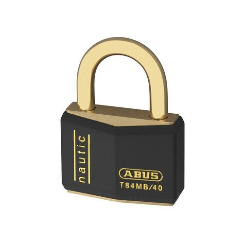 Abus ABUS T84MB40 T84MB/40 40mm Black Nautic Rustproof Padlock