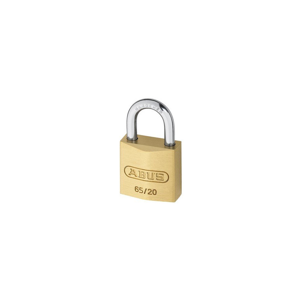 ABUS 6520 65/20 20mm Brass Padlock