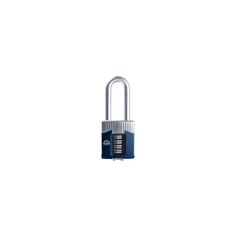 Squire WARRIOR COMBI 55/2.5 Warrior High-Security Long Shackle Combination Padlock 55mm
