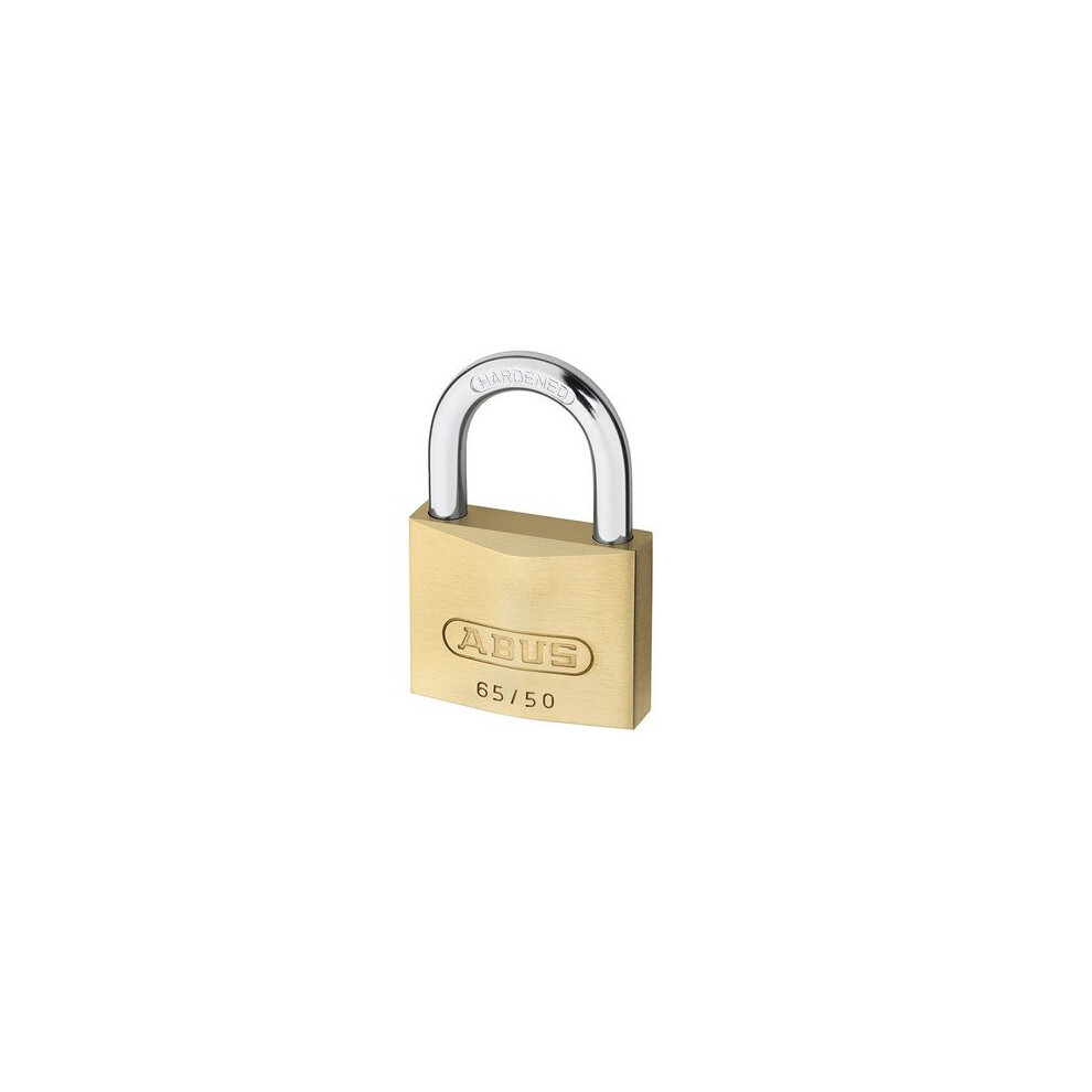 ABUS 6550C 65/50 50mm Brass Padlock Carded-image-OPC-PQSW9F-NEW