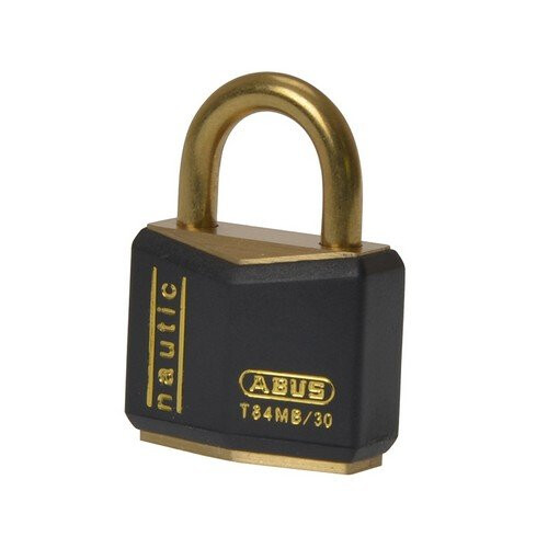 Abus ABUS T84MB30 T84MB/30 30mm Black Rustproof Padlock